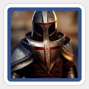 Knights Templar in The Holy Land Sticker